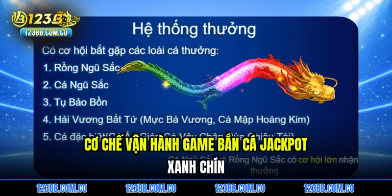 Cơ chế vận hành game Bắn cá Jackpot xanh chín